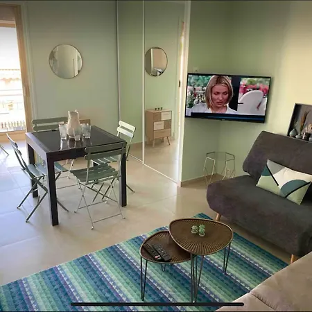 Palmiers Plage,vue Mer,veranda,balcon,parking,clime Apartmán