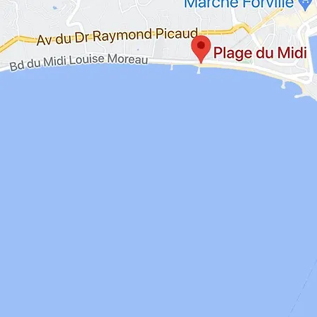 דירה Rooftop, Premiere Ligne, Vue Mer, 50m De Du Midi קאן