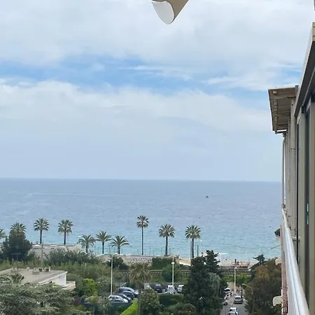 Palmiers Plage,vue Mer,veranda,balcon,parking,clime Cannes